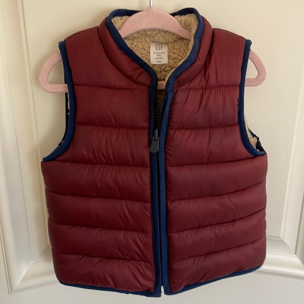 Baby Gap Fleece Lined Vest
